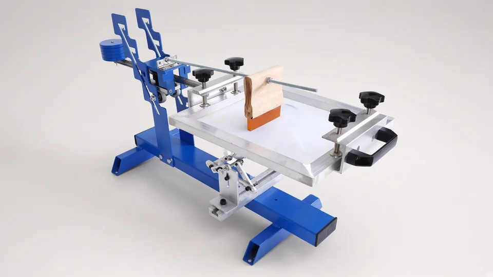automatic screen printing press