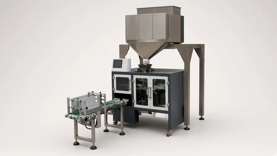 Coffee bean packing machine