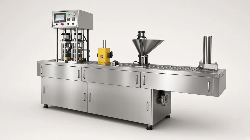 Cup filling sealing machine