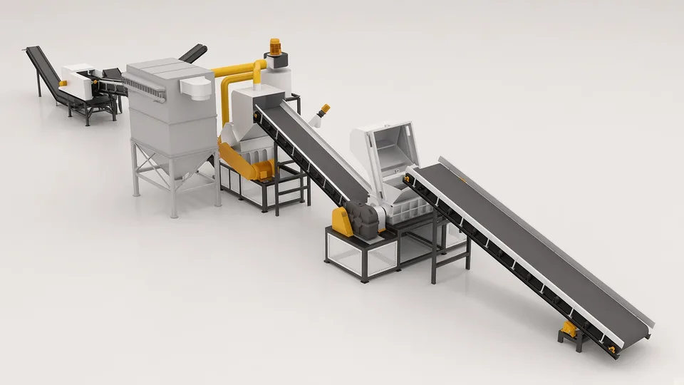 e waste separation line