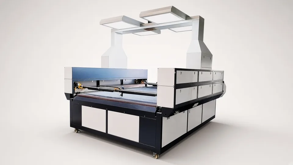 Fabric laser cutting machine