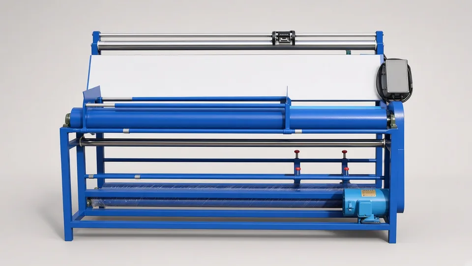 Fabric rolling machine