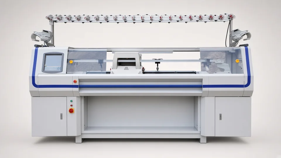 Flat knitting machine