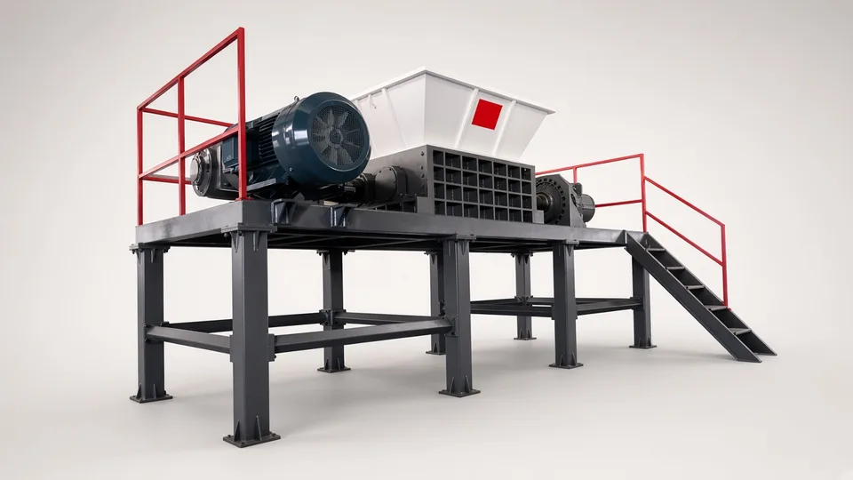 industrial recycling shredder