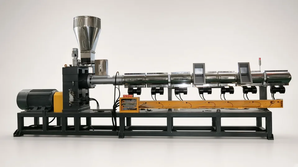 Plastic pelletizing machine