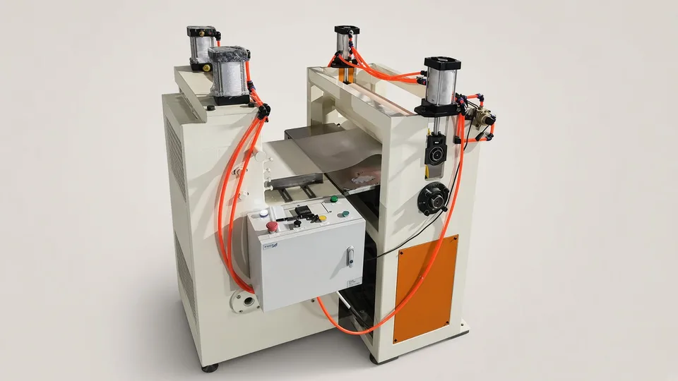 Plastic sheet extrusion line