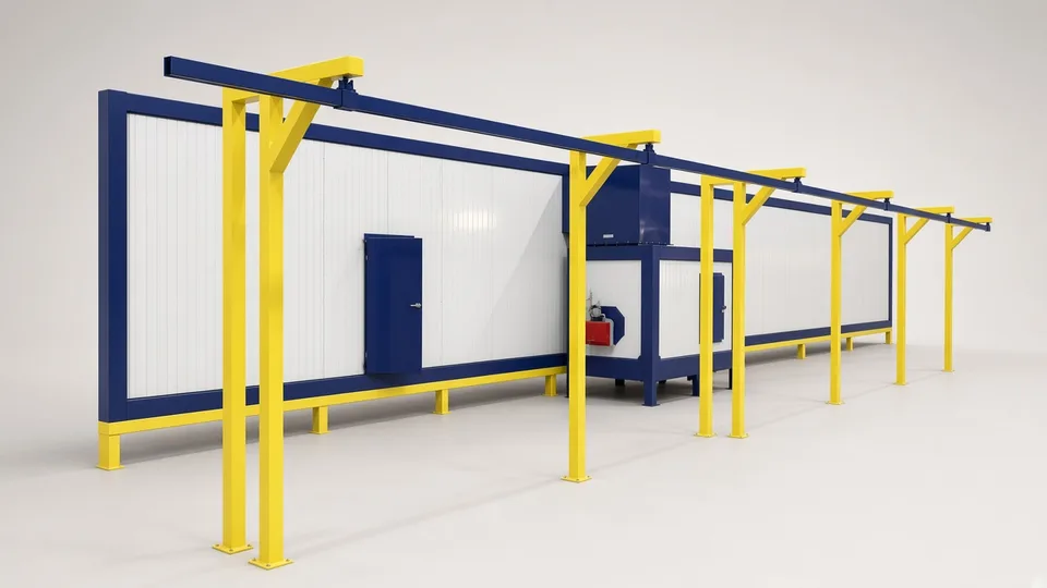 powder coating line