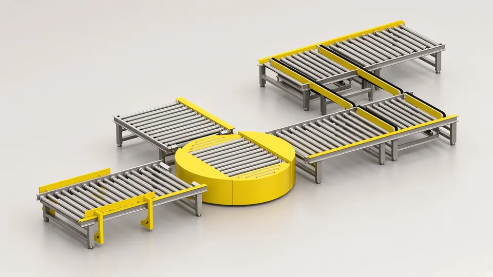 Roller conveyor system