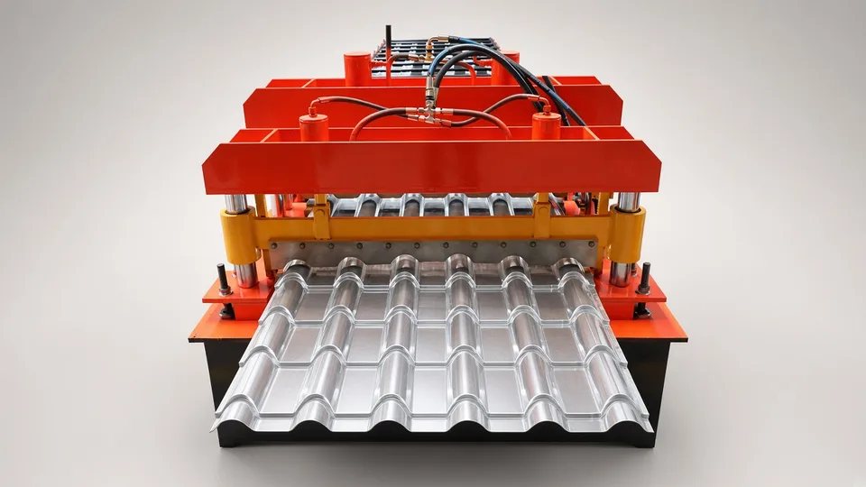 Roof tile making machine