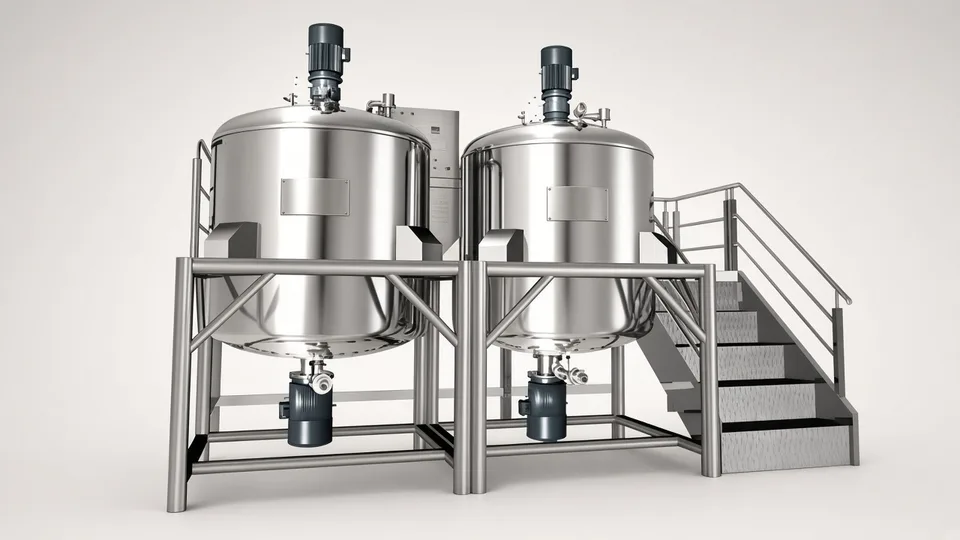 vacuum emulsifying mixer