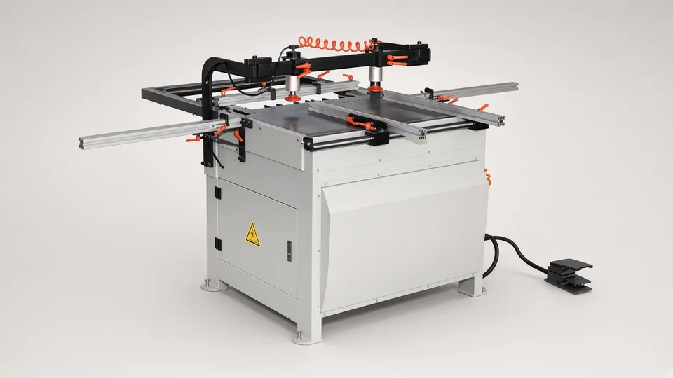 Wood boring machine