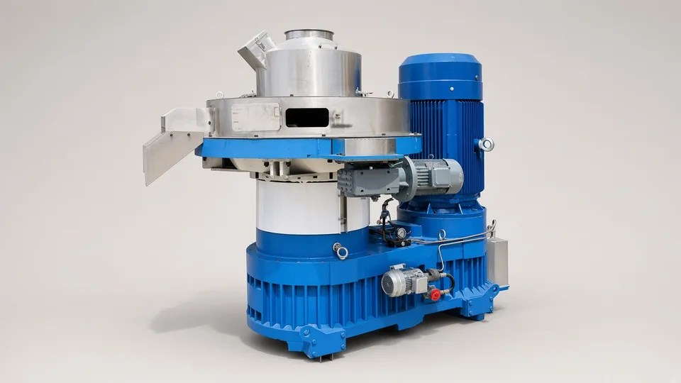 Wood pellet mill